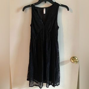 Xhilaration Black Lace Dress